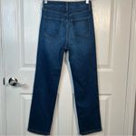 Just Black Sz 26 The Saturday Straight Leg Jean With Knee Slits High Rise Photo 8