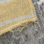 ZARA  | Fine Knit Top Yellow White Stripes Small Tank Photo 3