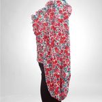 Free People Top Mabel Printed Color Red Size:S preowned great shape Photo 3