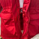Eddie Bauer Red Down Puffer Coat Photo 5