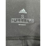 Adidas Training Leggings Mesh Panels 3-Stripes Athletic Gym Black Size S Photo 3