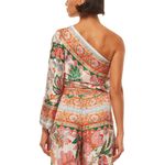 MISA Los Angeles Kaspia Top Casablanca Border Design Mix One Shoulder Size M NWT Photo 1