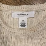 Workshop Republic Clothing Womans Creme Knit Sweater Size Medium Photo 4