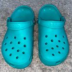Crocs Teal Turquoise  Size 6 Women’s Sneakers Athletic Shoe Photo 0
