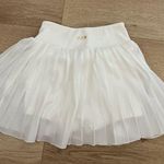 White Mini Tennis Skirt Photo 2