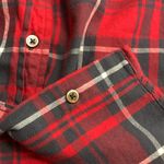 Denim & Supply Ralph Lauren Boyfriend Fit Red Plaid Button Down Flannel … Photo 12