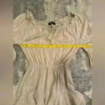 Women’s Blue B Collection Romper Tan Photo 6