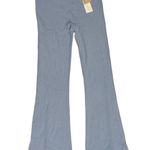 Tiger Mist Luna Baby Blue Ribbed Flare Legging Wrap Short Sleeve Crop To… Photo 5