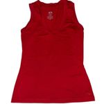 Athletic Works  Red V neck tank top size S #activewear #fitted #sculpted Photo 0