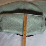 CECCONI PIERO Italy Leather Green Hand Bag Purse Photo 10