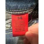 Zanadi Womans Denim Cut off Shorts Sz 14 Blue Photo 3