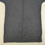 Lands' End Merino Wool Tunic Sweater Dress XL Womens Gray Short Sleeve 489939 Photo 5