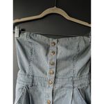 Forever 21 Boutique Striped Denim Strapless Mini Dress size S/P Photo 4