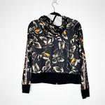 Adidas X Farm Rio Butterfly Track Jacket Hoodie Full Zip Womens Black Size Small Photo 3
