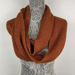 Echo Rust Red Metallic Modal Blend Knit Infinity‎ Scarf Photo 0