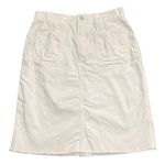 Madewell  White Denim Skirt Photo 0