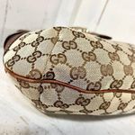 Gucci GG Canvas Pelham Horsebit Monogram Braided Strap Shoulder Bag Brown / Tan Photo 8