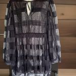 St. John  Couture Sheer Black Metallic Lined  Dress Old Money Yacht Club Steampunk Photo 0