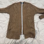 Abercrombie & Fitch Oversized  stitch brown cardigan xxs Photo 4