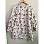 Matilda Jane  Girls Floral Sweatshirt Light Gray Roses Long Sleeve Top Photo 3