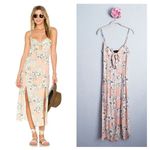 MINKPINK  Palm Springs Floral Midi Slit Dress Photo 1