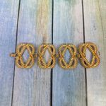 Napier Vintage Bracelet Rare Runway Wide Cuff Gold Color Curvy Chunky Rope Photo 2