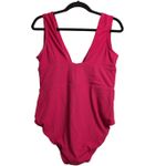 ANDIE Mykonos Ribbed Barberry Pink Swimsuit Beach Resort One Piece Size 1X New Photo 4
