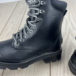 Sorel Women's Lennox Leather Lace-Up STKD WP Boots US6.5 Black / Sea Salt $190 Photo 6