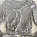 Aerie Crop Long Sleeve Shirt Photo 0