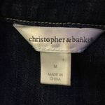 Christopher & Banks Christopher Banks Cropped Denim Vest Womens M Used Photo 9