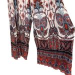 Free People  Boho Gold Dust Printed Wide Leg High Waist Flowy Pants Photo 4