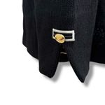 St. John Vintage Evening Size M (8) Black Knit Blazer Jacket USA Photo 4