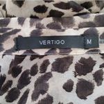 Vertigo Tan and Brown Blouse M Photo 3