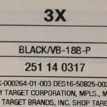 Victoria Beckham x Target Cold Shoulder Dress w Scalloped Edge Women’s 3X Black Photo 7