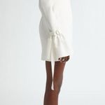 NWOT ISRAELLA KOBLA Zola Back Cutout Long Sleeve White Minidress Sz 6 Photo 4