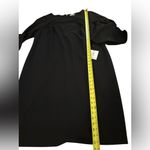Calvin Klein Bell Sleeve Boat Neck Sheath Dress 3 Quarter Sleeve 20W Black NWT Photo 8