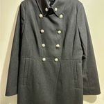 Worthington  Black Double-Breasted Pea Coat Photo 0