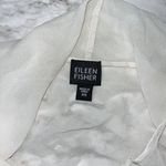 Eileen Fisher  | Sleeveless Cardigan Open Front Sheer Silk | Ivory | Women | XS Photo 4