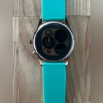 Fashion Watch Geneva Brand Turquoise Strap Case Stunning Blue Photo 5