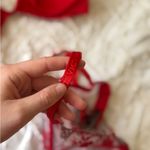 Victoria's Secret Vibrant Red Lace Bras 34C Photo 8