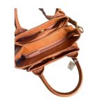 Charming Charlie NWT Faux Leather Orange Satchel Handbag Photo 5