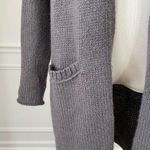 Velvet By Graham And Spencer NWT Mocha Fringe Long Cardigan M Photo 2