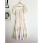 Free People Falling Sun Lace Insert Midi Dress in Tea Size Medium Photo 6