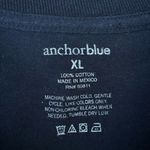 Anchor Blue Rare  Pop Art Womans Portrait Black Blue Purple Graphic T-shirt Photo 3