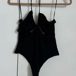 H&M  Bodysuit Cut-Out Black Photo 0