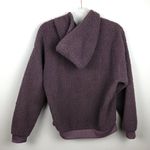 American Eagle Purple Fuzzy Sherpa Hoodie XS Photo 1