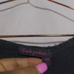 Fresh Produce  Charcoal Gray Oversized Long Sleeve Sweatshirt  Casual Sz Xs/S Photo 3