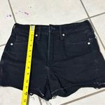 Banana Republic Women Black Denim High Rise 3’ Jean Shorts Cut Off Size 26 Photo 4