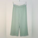 St. John Sport Pastel Mint Green Wool Wide-Leg Knit Pants Size S Photo 9