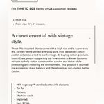 J.Crew  Patch-pocket denim short in white BY325 Photo 1